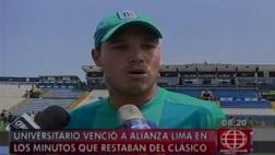 George Forsyth expresó su enojo con hincha que reventó bombarda