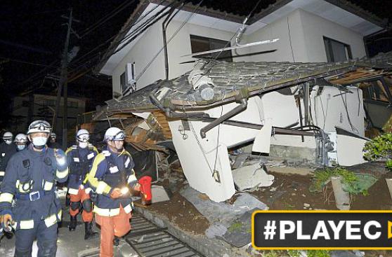 Japón: Impactantes imágenes del terremoto de 6,5 grados