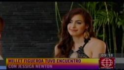 Milett Figueroa y Jessica Newton cara a cara el sábado a las 10