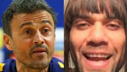 Luis Enrique: "La intención de Dani Alves no era molestar"