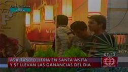 Santa Anita: asaltan pollería a mano armada y se llevan S/2 mil
