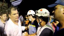 Rafael Correa agradece ayuda humanitaria de Perú tras terremoto