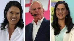 ONPE al 98,99%: Keiko 39,86%, PPK 21,01%, Verónika 18,78%