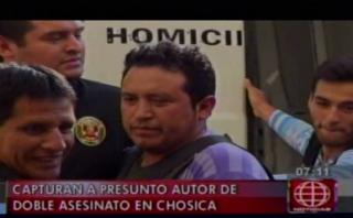 Después de mes y medio cae autor de doble crimen en Huachipa