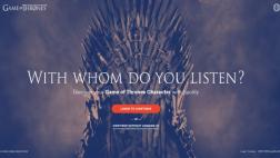 Spotify te indica que personaje de "Game of Thrones" eres
