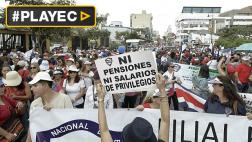 Huelga paralizó clases y servicios de salud en Costa Rica