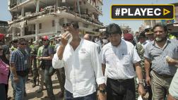 Evo Morales pide unidad para ayudar a Ecuador tras terremoto