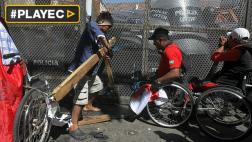 Bolivia: Policía disparó gas lacrimógeno contra discapacitados