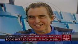 Chemo del Solar habló de la selección, la indisciplina y más