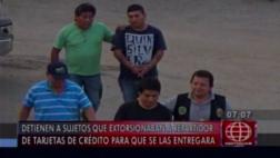 SJM: caen extorsionadores de repartidor de tarjetas de crédito