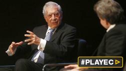 Mario Vargas Llosa presentó en Chile su novela "Cinco esquinas"