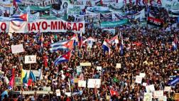 Día del Trabajador: Cubanos llenan calles en apoyo al gobierno