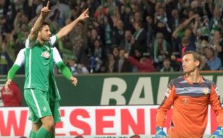 Con gol de Pizarro, Werder Bremen aplastó 6-2 al Stuttgart 