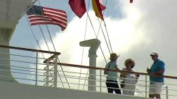 Histórico: así es el crucero estadounidense que llegó a Cuba