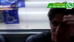 Metropolitano: pasajero se negó a ceder espacio reservado