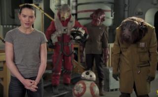 Daisy Ridley desea un feliz día de Star Wars en divertido video