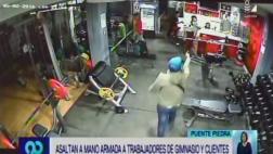 Roban S/3 mil tras golpear a empleados y clientes de gimnasio