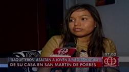 SMP: así un 'raquetero' armado asaltó a una mujer a las 7 a.m.