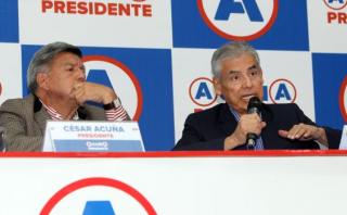César Villanueva: “No imagino a César Acuña en mitin con PPK”