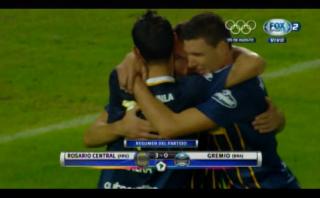 Rosario ganó 3-0 Gremio y clasificó a cuartos de Libertadores