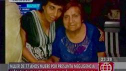 Murió luego de que le dejaran gasa del tamaño de una chalina