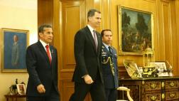 Ollanta Humala se reunió en Madrid con el rey Felipe VI