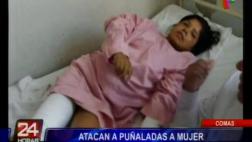 Comas: joven madre fue atacada con cuchillo por su ex pareja