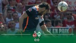 Werder Bremen igualó 0-0 contra Colonia con Pizarro en cancha