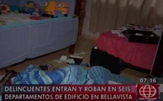Bellavista: roban seis departamentos en el Día de la madre