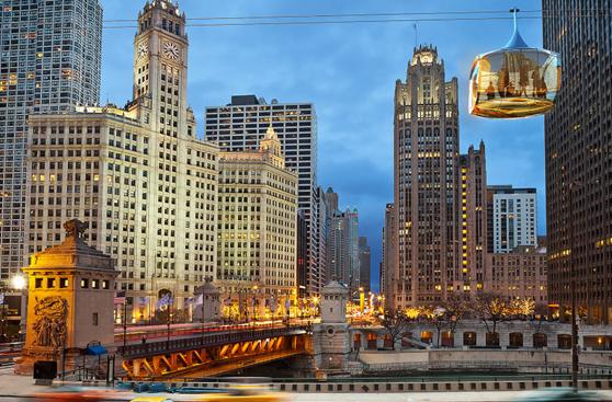 Góndolas flotantes serían la nueva atracción de Chicago
