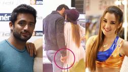 Pablo Heredia y Alessandra Fuller besándose en reciente 'ampay'