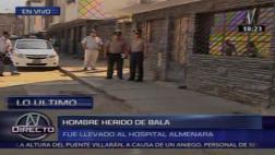 La Victoria: secretario del sindicato municipal fue baleado