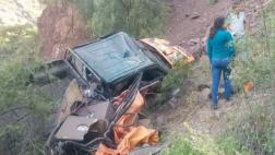 Keiko Fujimori: carro de comitiva cayó a abismo en Huancavelica