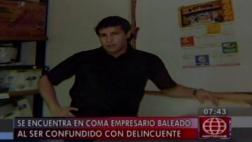 Callao: empresario en coma tras confusa balacera en mercado
