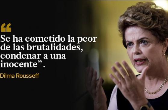 Las frases de Dilma tras ser suspendida de la presidencia