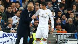 Zidane le da esperanzas a James Rodríguez con estas palabras