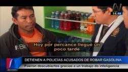 Tres policías detenidos por robo de gasolina: así los atraparon