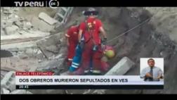 Villa El Salvador: 2 obreros murieron aplastados tras derrumbe