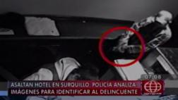 Surquillo: a mano armada robó más de mil soles dentro de hotel