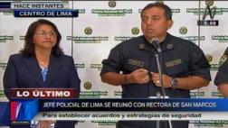 Cercado: aumentan 20 policías ‘halcones’ en exteriores de UNMSM