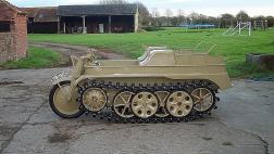 A la venta esta moto-tanque de la Segunda Guerra Mundial