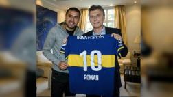 El día en que Juan Riquelme y Mauricio Macri se reecontraron
