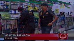 Breña: dos sujetos armados asaltaron farmacia en Av. Arica