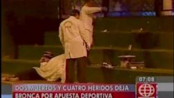 Balacera en cancha de fulbito: víctimas tenían antecedentes