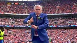 La hilarante celebración de Alan Pardew, técnico del Palace