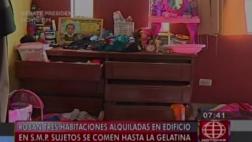 SMP: ladrones se dan tiempo de comer en departamentos robados