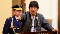 Evo denuncia "guerra mediática" contra gobiernos progresistas