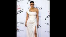 Kim Kardashian sufrió accidente por ceñido vestido