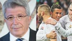 Presidente de Atlético y una peculiar respuesta sobre la 'BBC'