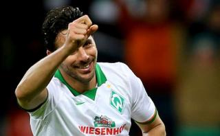 Claudio Pizarro: gol 100 con Bremen el mejor de la Bundesliga